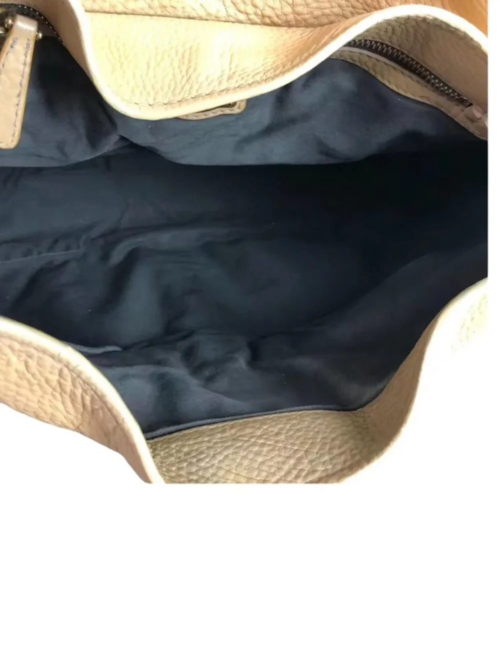 Miu Miu Vintage Tan Leather Hobo Bag